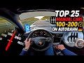 TOP 25 FASTEST MANUAL CARS On The UNLIMITED AUTOBAHN