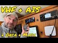 AIS Transponder And VHF Install Integrating With Orca Apple Boat CarPlay
