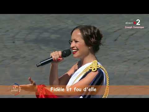 France - Candice Parise - Jeudi 14 juillet 2022 - Paris Place de la Concorde