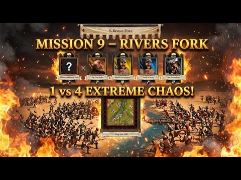 Mission 9 – Rivers Fork | 1 vs 4 Lords INSANE Chaos! Pig, Sheriffs & Rat ATTACK | Extreme Mode