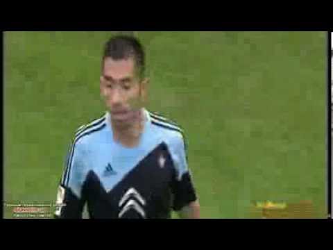 Gol de Charles (Málaga 0-5 Celta)