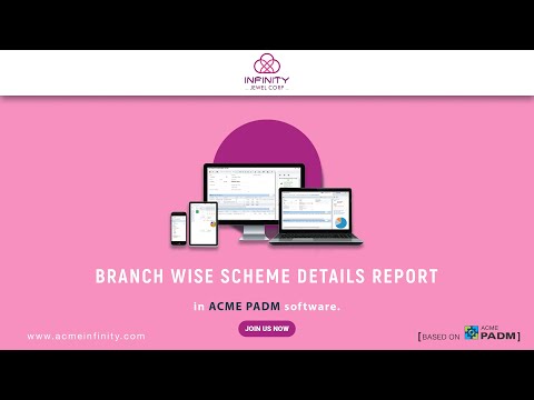 Branch Wise Scheme Details Report