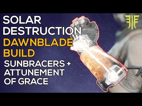 Destiny 2 - How to get UNLIMITED Grenades - Sunbracers + Attunement of Grace