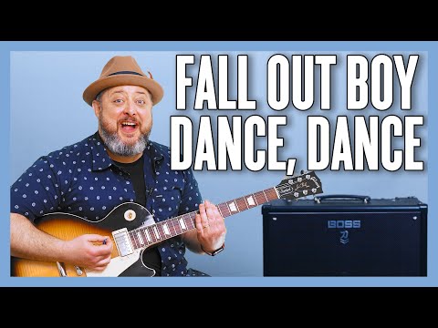 Fall Out Boy Dance, Dance Guitar Lesson + Tutorial