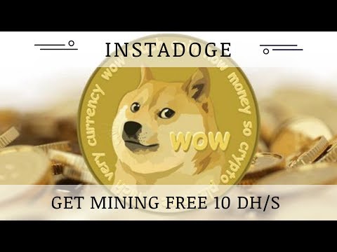 InstaDoge.com отзывы 2018, Doge Mining, обзор, get Mining FREE 10 DH/s