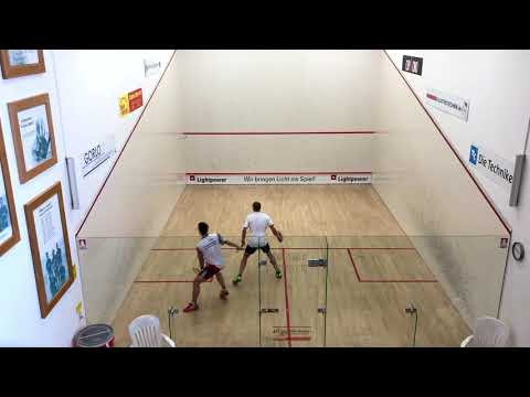 Bundesliga squash 2018 Kandra vs Mijs