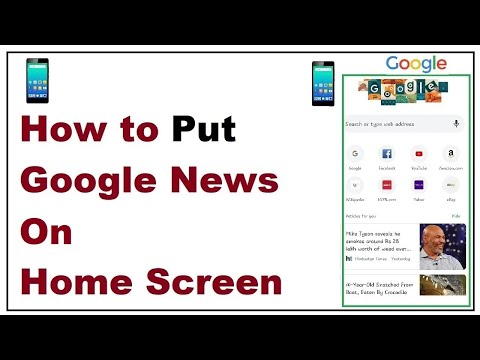 How to Enable Google News on Home Screen