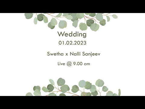 Wedding 1.2.2023 Swetha x Nalli Sanjeev