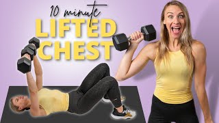 10 minute Chest Workout with Dumbbells