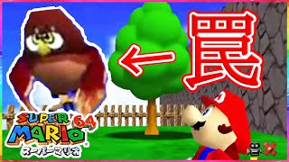【スーパーマリオ３Ｄコレクション】赤コイン集めで罠にハマるマリオｗ【マリオ６４配信切り抜き】