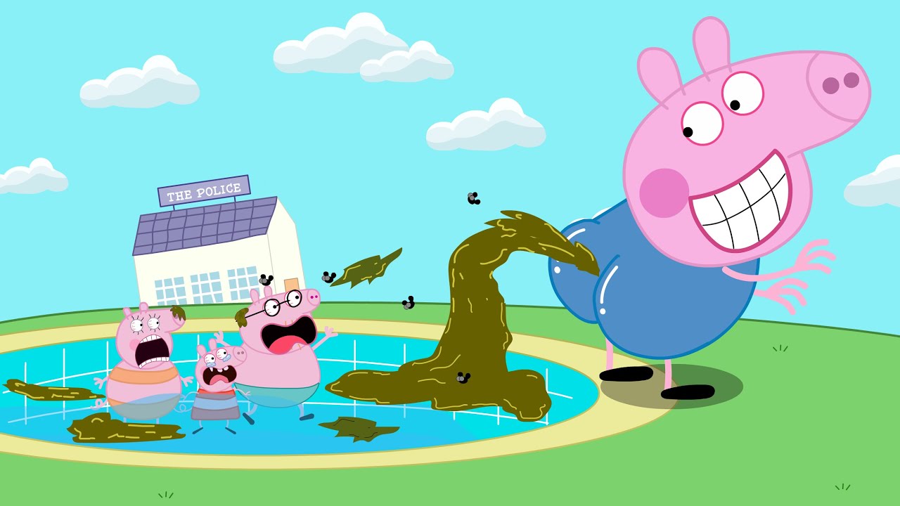 What's George Doing??? Peppa Pig Try Not Laugh