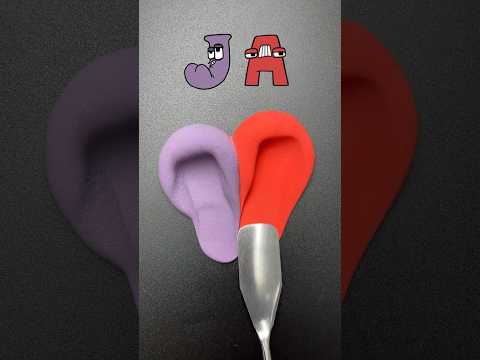 J +A = ? Guess the mixed color#jax #alphabetlore #colormixing #satisfying #art
