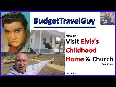 ⭐⭐⭐⭐ Elvis Presley Childhood Home/Church Tour | Tupelo | Where Elvis Was Born in 1935 (How to/Free)