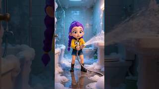 RUMI ENCHEU O BANHEIRO DE ESPUMA! 😱