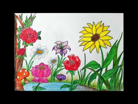 Flowers Story for Kids | Anvita's YouTube