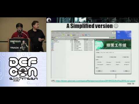 Defcon 18   2010   Balancing the Pwn Trade Deficit   Val Smith Colin Ames Anthony Lai   Part