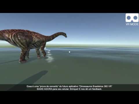 Dinossauros Brasileiros VR 360 Video