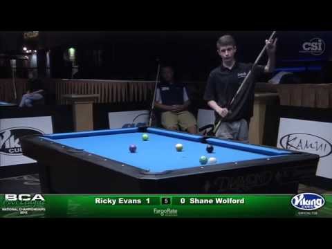 2015 Junior 9-Ball Challenge: Ricky Evans vs Shane Wolford (Semi-Final)