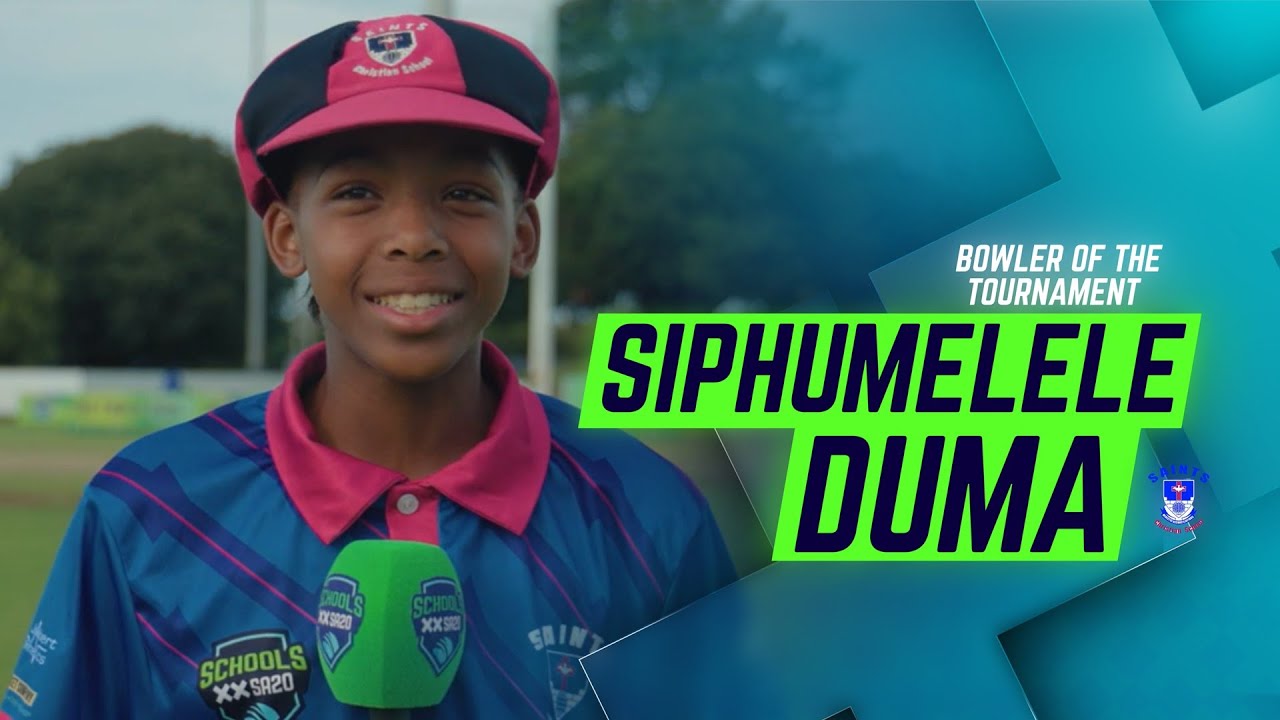 Bowler of the Tournament | Siphumelele Duma - Saints Christian School