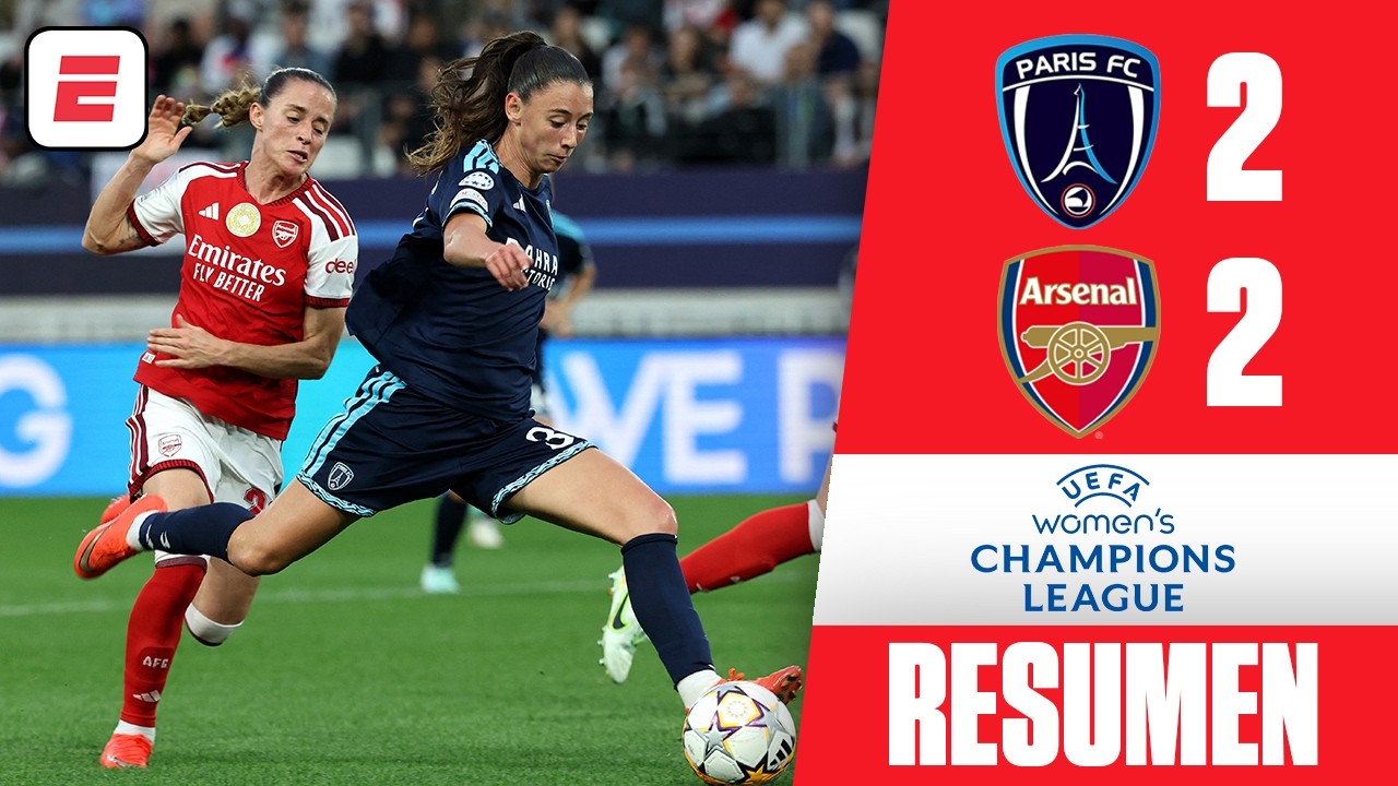 PARIS FC REMONTÓ un 0-2 vs ARSENAL y logró RESCATAR un punto en casa | UEFA Women’s Champions League