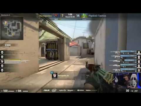 FlipSid3 Sweeps Over Renegades With AWPs | CS:GO GAMEPLAY HIGHLIGHT