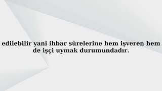 İhbar Tazminatı Nedir? Nasıl Hesaplanır? - orhunturkoglu.av.tr