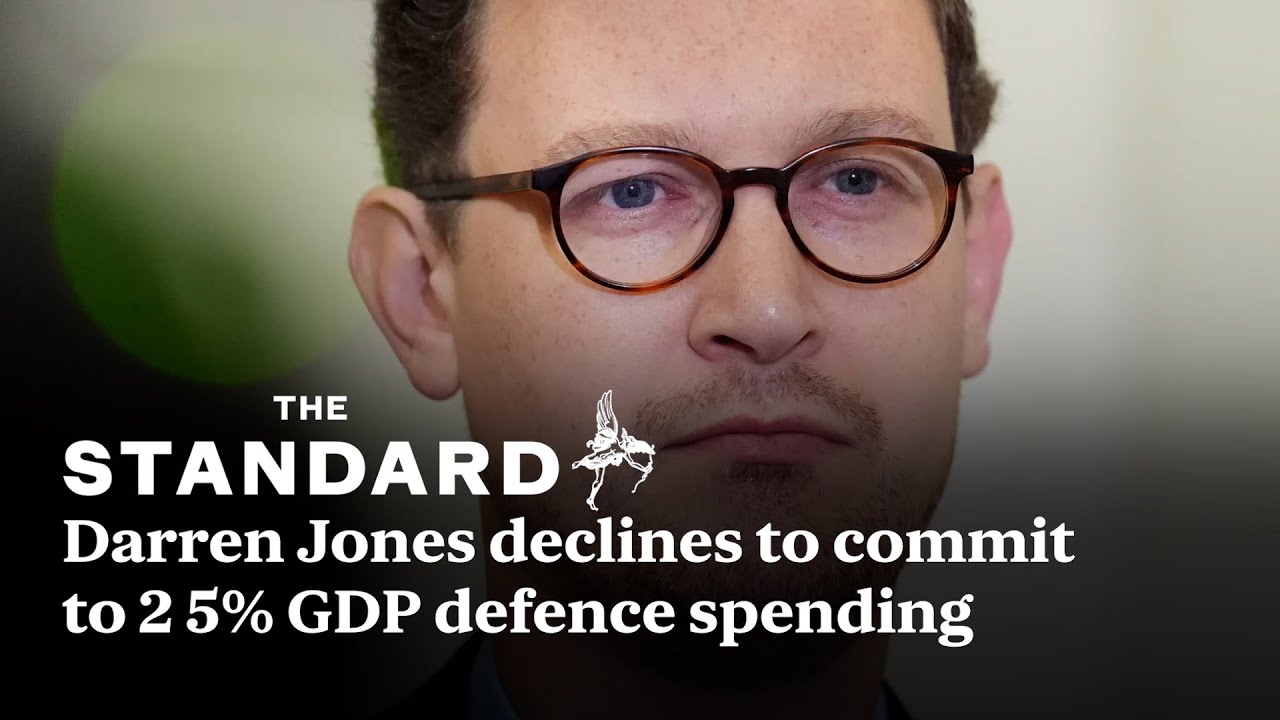 Darren Jones declines to commit to 2 5% GDP defence spending
