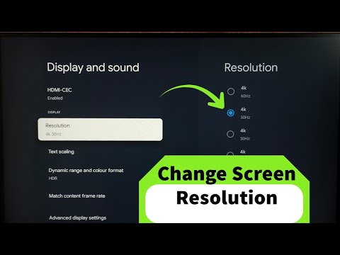MOTOROLA Google TV : How to Change Screen Resolution HD, FULL HD, 4K on MOTOROLA Google Android TV