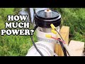 POWER Reading On The 4 Inch Hydro Turbine