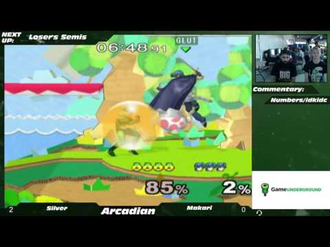 NE Melee Arcadian 2 LSF - GVS | Silver (Sheik) vs. Makari (Marth)