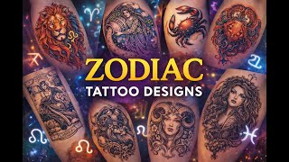 Top 10 Zodiac Tattoo Ideas That Are TOTALLY On Trend
