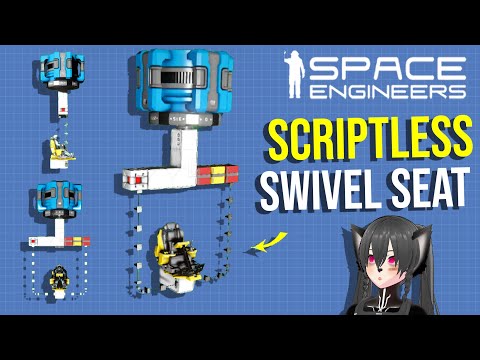 Automatic Swivel Seat for Ships Using Automatons, Space Engineers