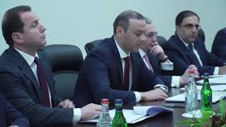 Встреча советника президента США по вопросам национальной безопасности в офисе Совета безопасности Республики Армения