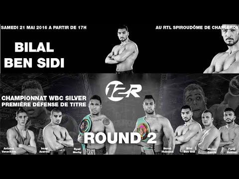 Bilal Ben Sidi 4x3' Hrvoje Bozinovic - RTL SPIROUME BOXING NIGHT 2 - 21/5/2016