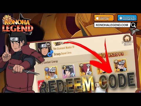 Konoha Legend - Ninja AFK mobile New! VIP Honor Gift Code 🎁 #9 TOP Naruto Mobile Game🔥🔥 android/iOS