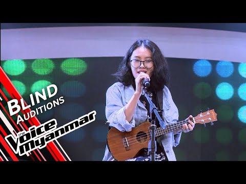 Khine - Can't Take My Eyes Off You (Frankie Valli) | Blind Audition - The Voice Myanmar 2019