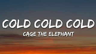 Cage The Elephant - Cold Cold Cold (Lyrics)