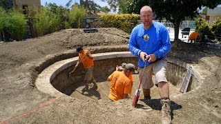 DIY Koi Pond Construction | Layout, Pond Design & Orientation - Part 8