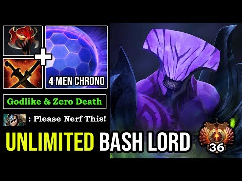 UNLIMITED BASH LORD First Item Madness Void Destroyed Everyone with Crazy 4 Men Chrono 8500 MMR DotA