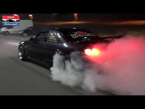 JDM Cars Accelerating & Burnouts! - 300ZX, Supra, Skyline GTR, Integra Type R, Glanza V, Lancer Evo,