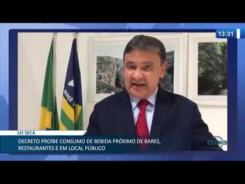 Governador Wellington Dias confirma Lei Seca a partir deste fim de semana no Piauí 22 10 2020