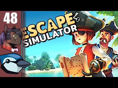 Let's Play Escape Simulator Co-op Part 48 - Treasure Island Update