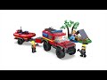 60412 LEGO® City 4x4 Ugunsdzēsēju Auto Ar Glābšanas Laivu 