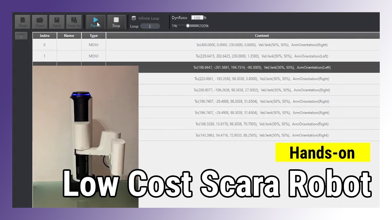 How to get started with your Low Cost (Dobot) Scara robot