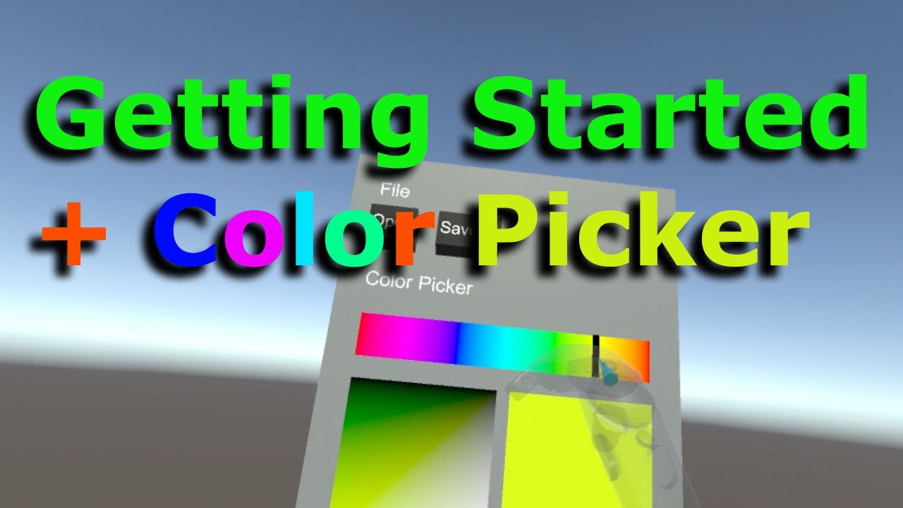 CVRUI  - Getting Started and Color Picker