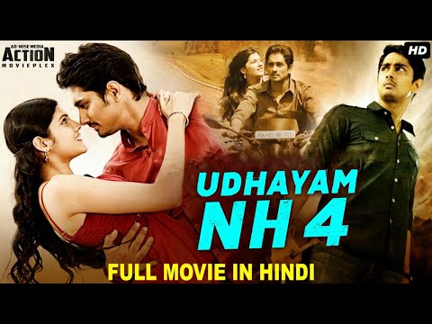 UDHAYAM NH4 - Hindi Dubbed Full Movie | Siddharth, Kay Kay Menon, Ashrita | Action Romantic Movie