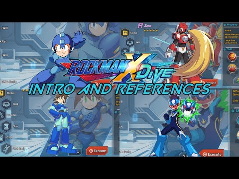 Mega Man X DiVE - ALL Characters Intro & References (Ultimate Edition)