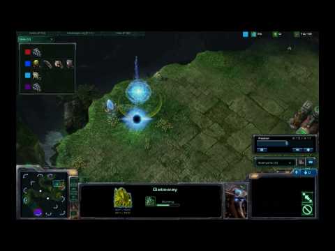SC2 Protoss Proxy Rush 4 min GG