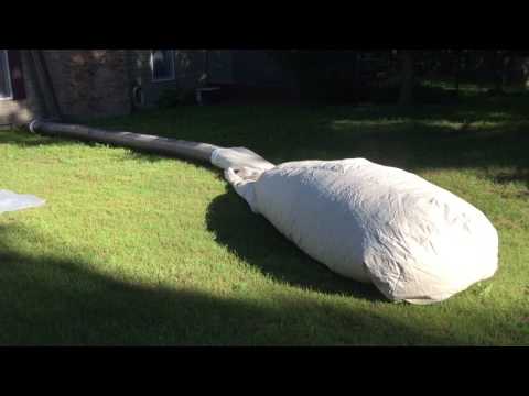 Soda Blasting - Ventilation Dust Sock