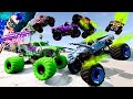 Monster Jam INSANE Racing, Freestyle and High Speed Jumps #44 | BeamNG Drive | Grave Digger